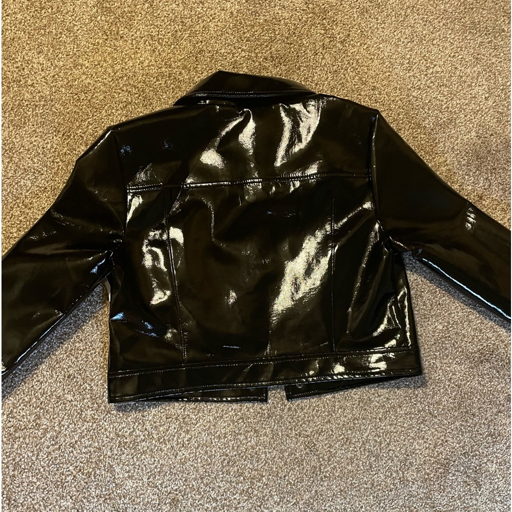 Urban outfitters black leather jacket